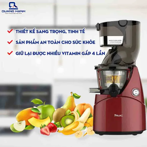 Máy ép chậm Kuving nội địa Hàn-Nuc WSJ-962K