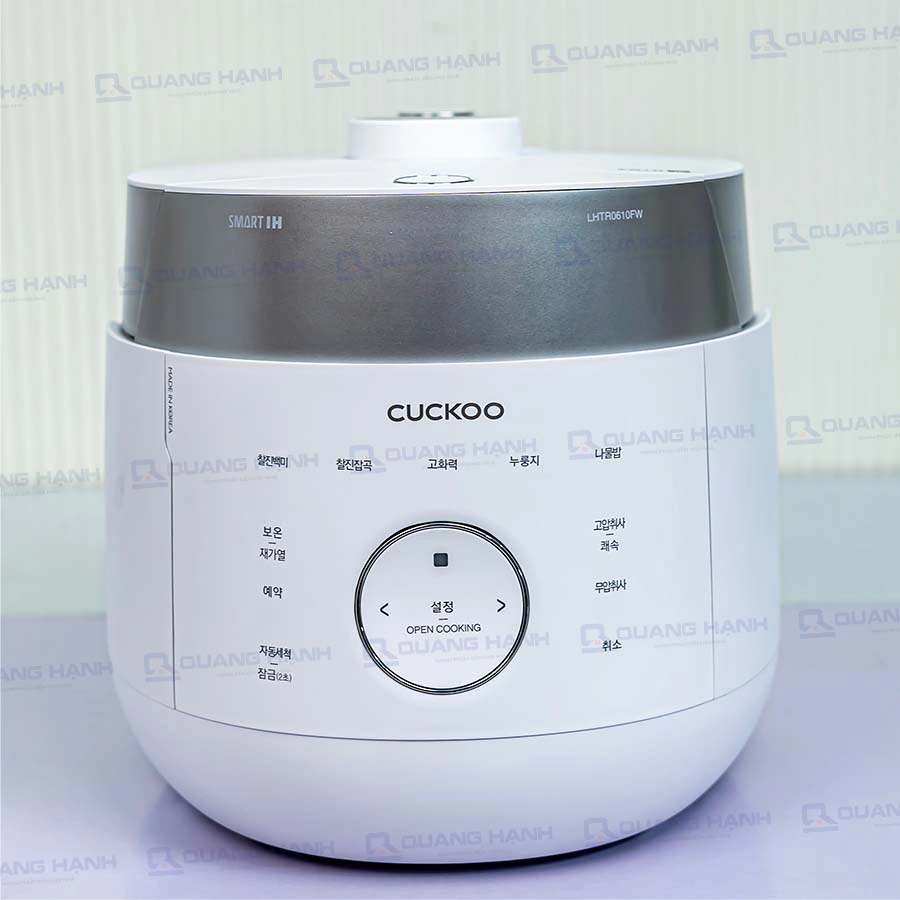 Ảnh thực tế Nồi cơm điện cao tần áp suất kép Cuckoo CRP-LHTR0610FW dung tích 1.08 lít (BH Chính Hãng)
