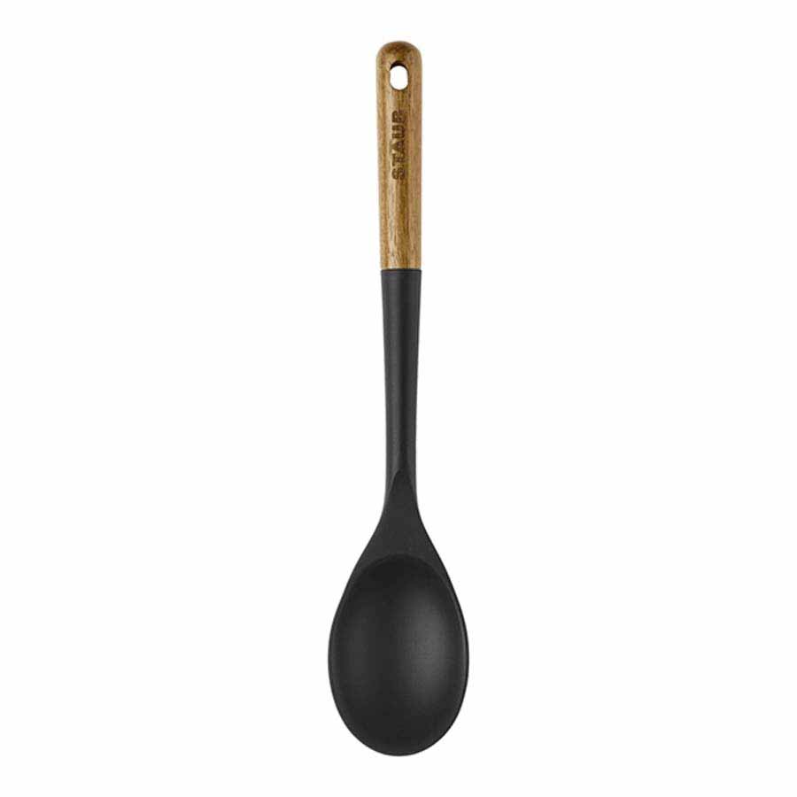 Muỗng silicon Staub màu đen 31cm