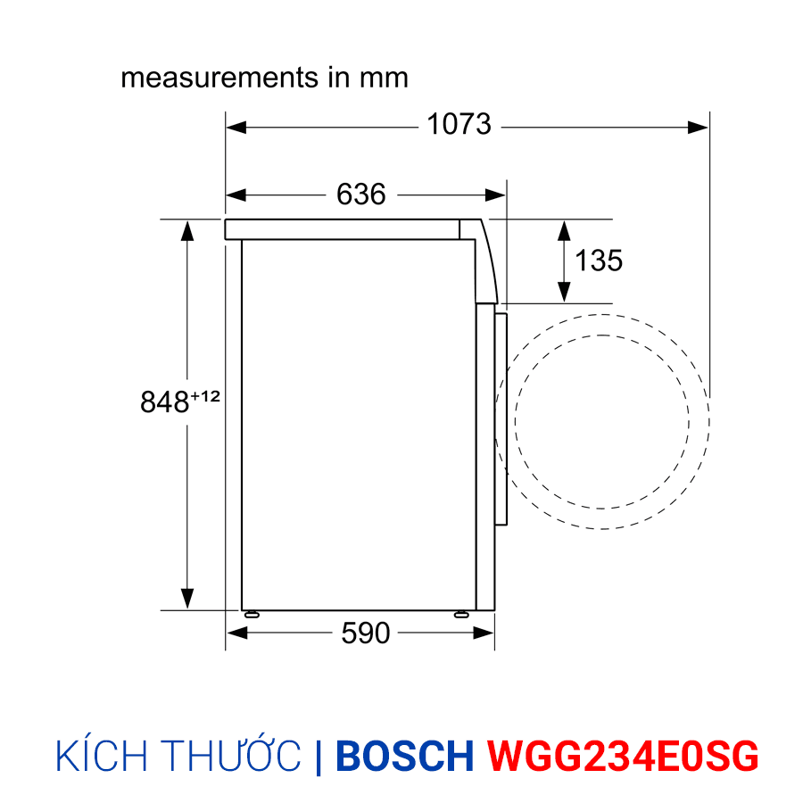 Máy giặt Bosch WGG234E0SG