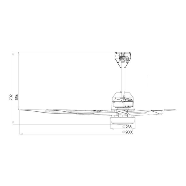 Quạt trần 8 cánh Panasonic F-80ZBR