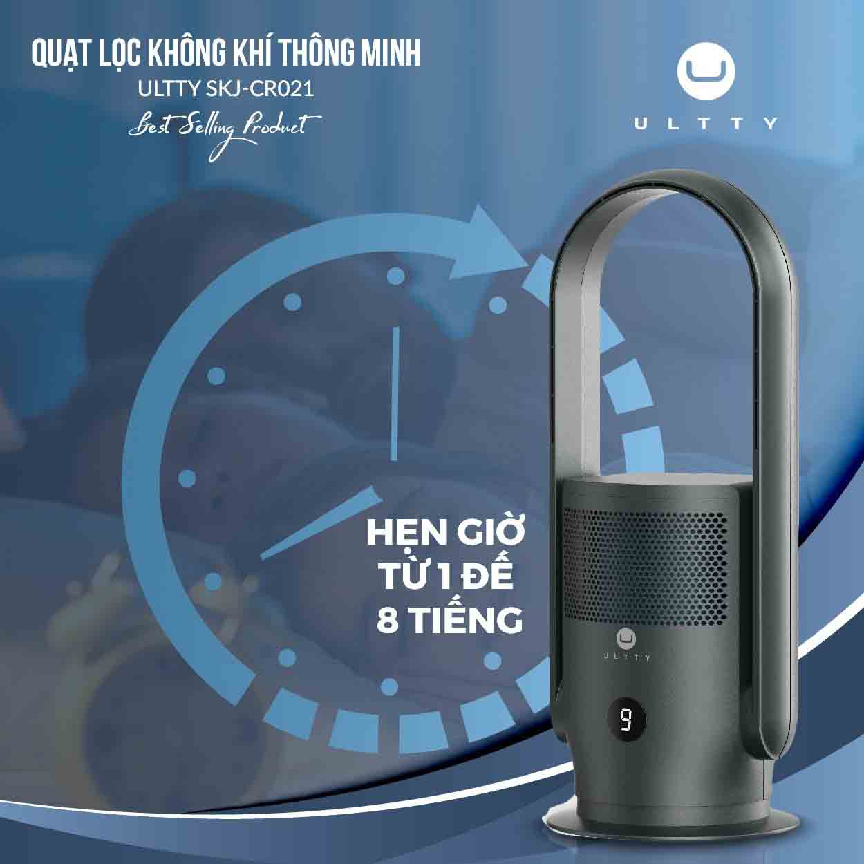 Quạt lọc không khí không cánh Ultty SKJ-CR021