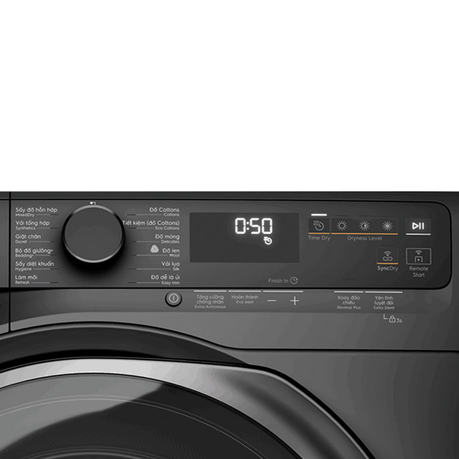 Máy sấy bơm nhiệt Electrolux 9Kg EDH903R7SC