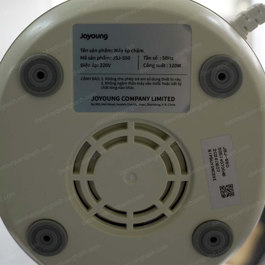 Ảnh thực tế Máy ép chậm Joyoung JSJ-550