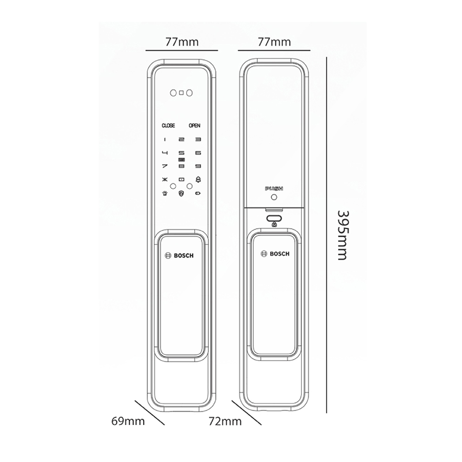 Khóa điện tử Bosch EL600VF