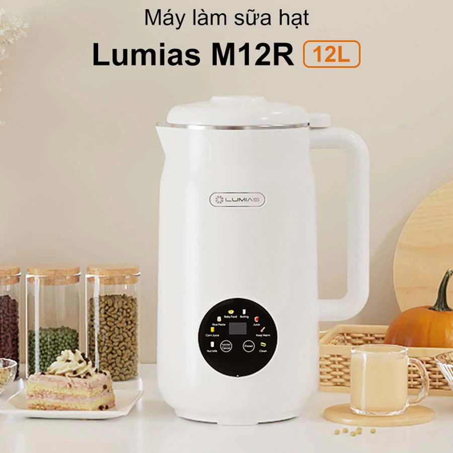 Máy làm sữa hạt Lumias M12R 1.2L