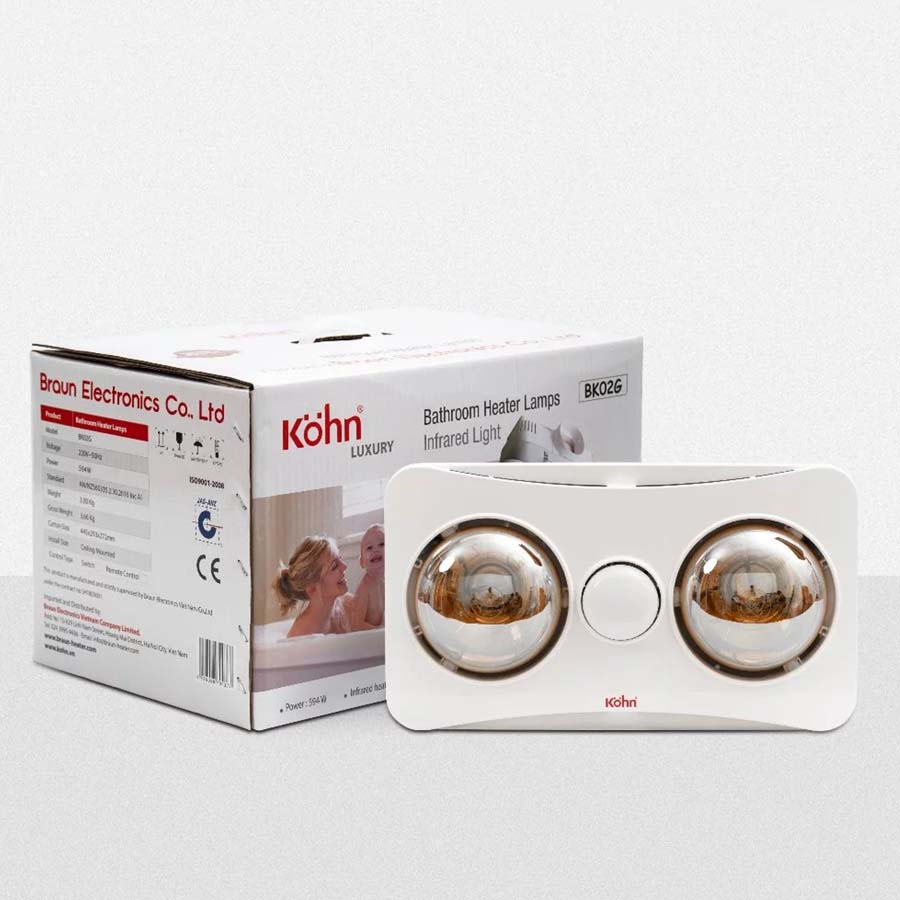 Đèn sưởi nhà tắm Kohn BK02G
