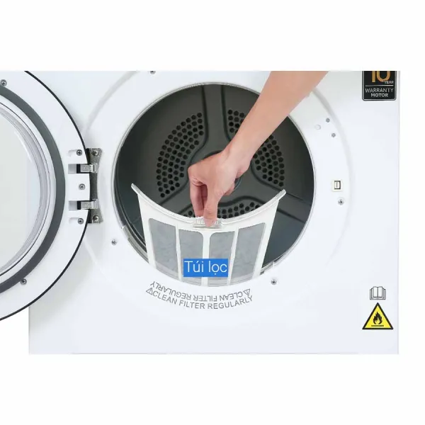 Máy sấy thông hơi Aqua 7 kg AQH-V700FW