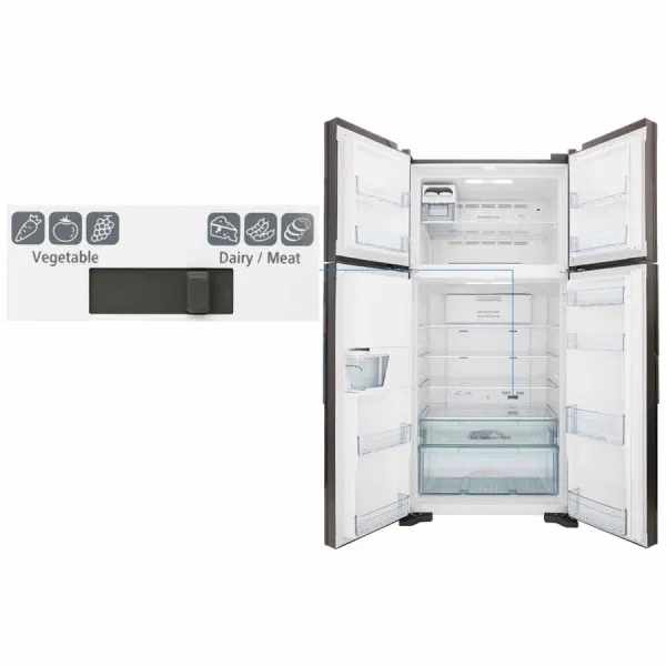 Tủ lạnh Hitachi Inverter 540 lít R-FW690PGV7 GBW