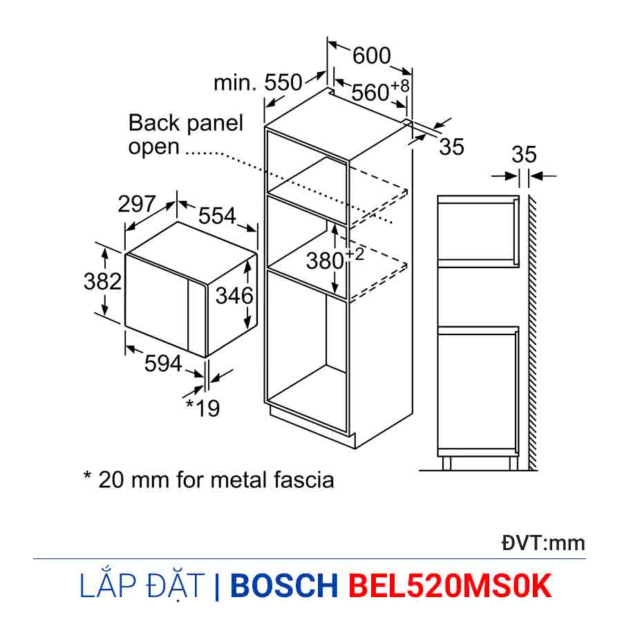 Lò vi sóng Bosch BEL520MS0K