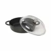 Nồi gang Staub Hexagon màu đen 24cm – 2.4L