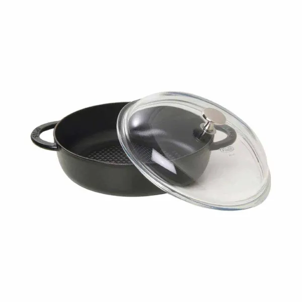 Nồi gang Staub Hexagon màu đen 24cm – 2.4L