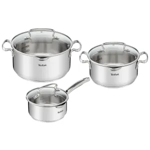 Bộ 3 nồi inox cao cấp Tefal Duetto Plus G719S674