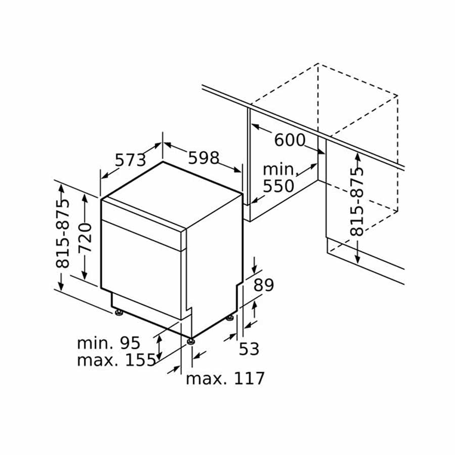 Máy rửa bát Bosch SMU6ECS57E