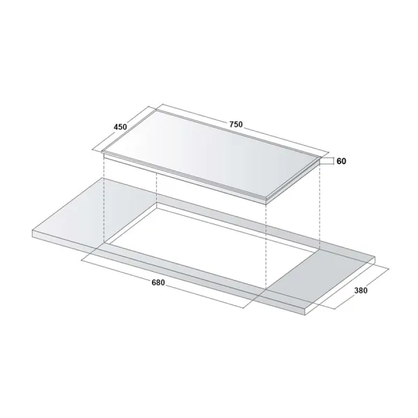 Bếp từ đôi Canzy CZ ID077EU