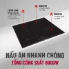 Bếp từ 4 vùng nấu âm Bosch PVS775FC5E 6900W