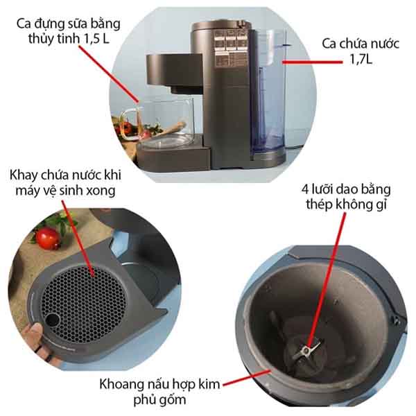 Máy làm sữa hạt Medion MD 11200