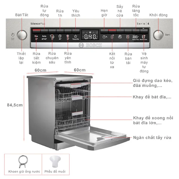 Máy rửa bát Bosch SMS4EVI14E