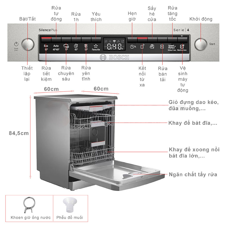 Máy rửa bát Bosch SMS4EVI14E