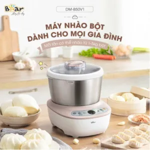 Máy nhào bột tự động 5L Bear  DM-B50V1 – silver