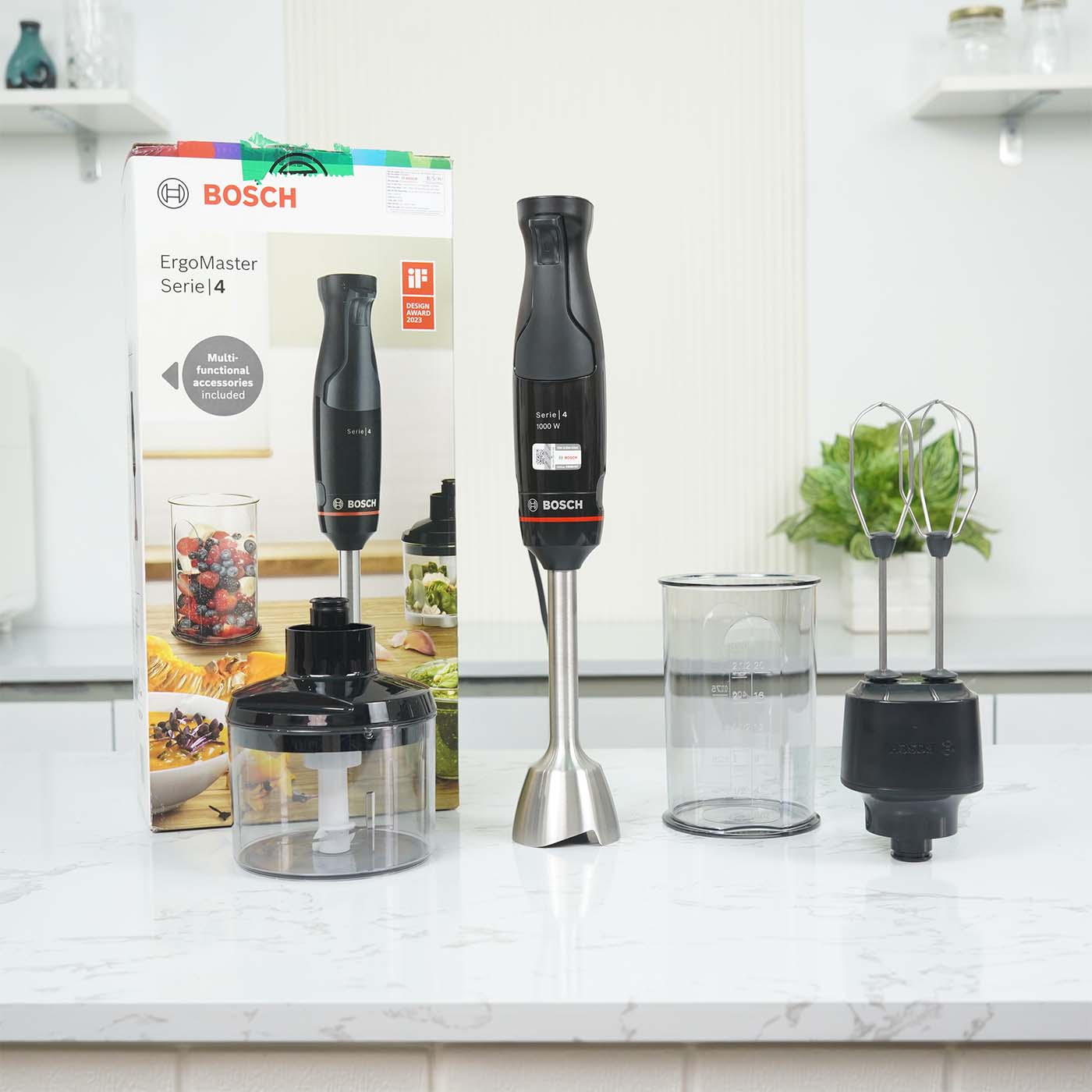 Ảnh thực tế Máy xay cầm tay Bosch MSM4B624