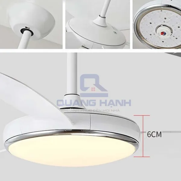 Quạt trần chung cư AIRFUSION AKAMANI 06W