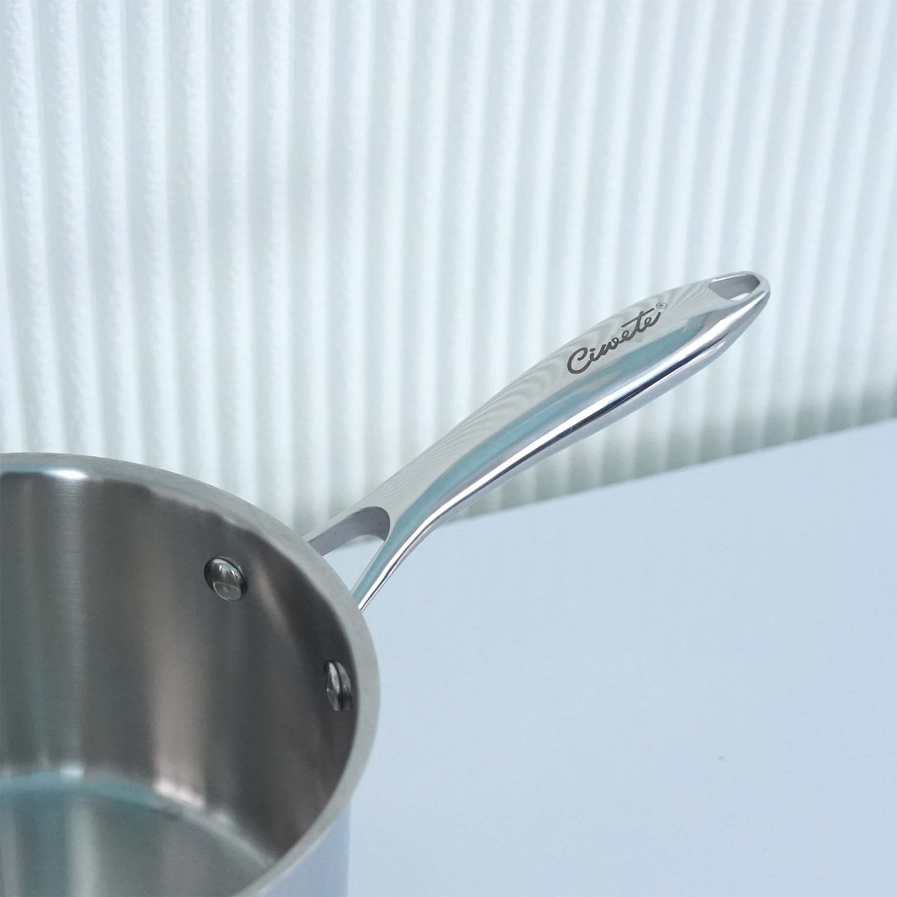 Ảnh thực tế Quánh Inox cao cấp Ciwete 18cm SS0203-D