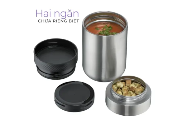 Hộp giữ nhiệt 2 ngăn WMF THERMO 300ML + 200ML (0605236030)