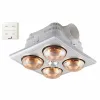 Đèn sưởi nhà tắm Heizen HE4BR 4 bóng âm trần có điều khiển