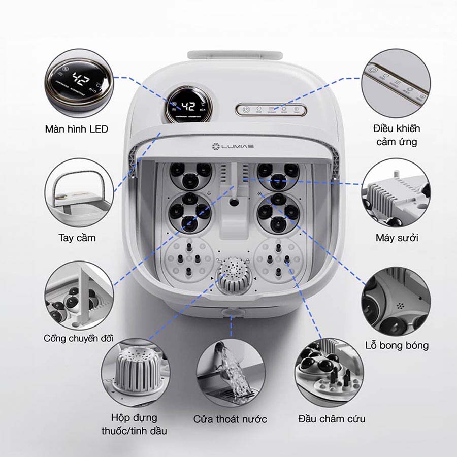 Máy massage chân Lumias LMF-01W