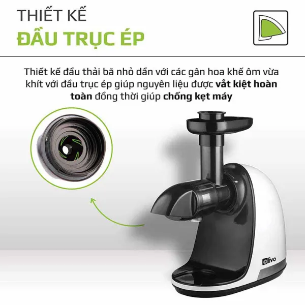 Máy ép chậm trục ngang Olivo SJ22