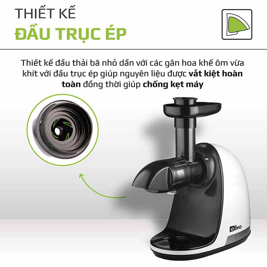 Máy ép chậm trục ngang Olivo SJ22