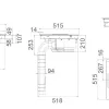 Bếp từ kết hợp hút mùi Elica NIKOLATESLA HP BL/F/83 PRF0120976