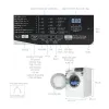 Máy giặt Electrolux 9kg EWF9025DQWB