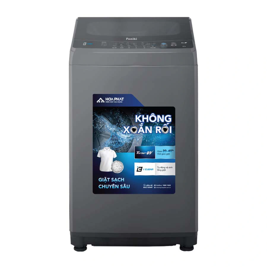 Máy giặt cửa trên Funiki Inverter HWM TDD8125ABG 12.5kg