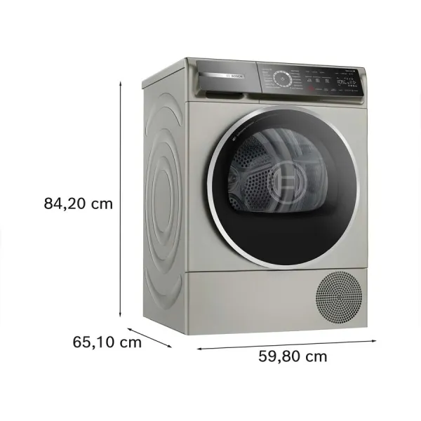 Máy sấy bơm nhiệt Bosch WQB246CX0