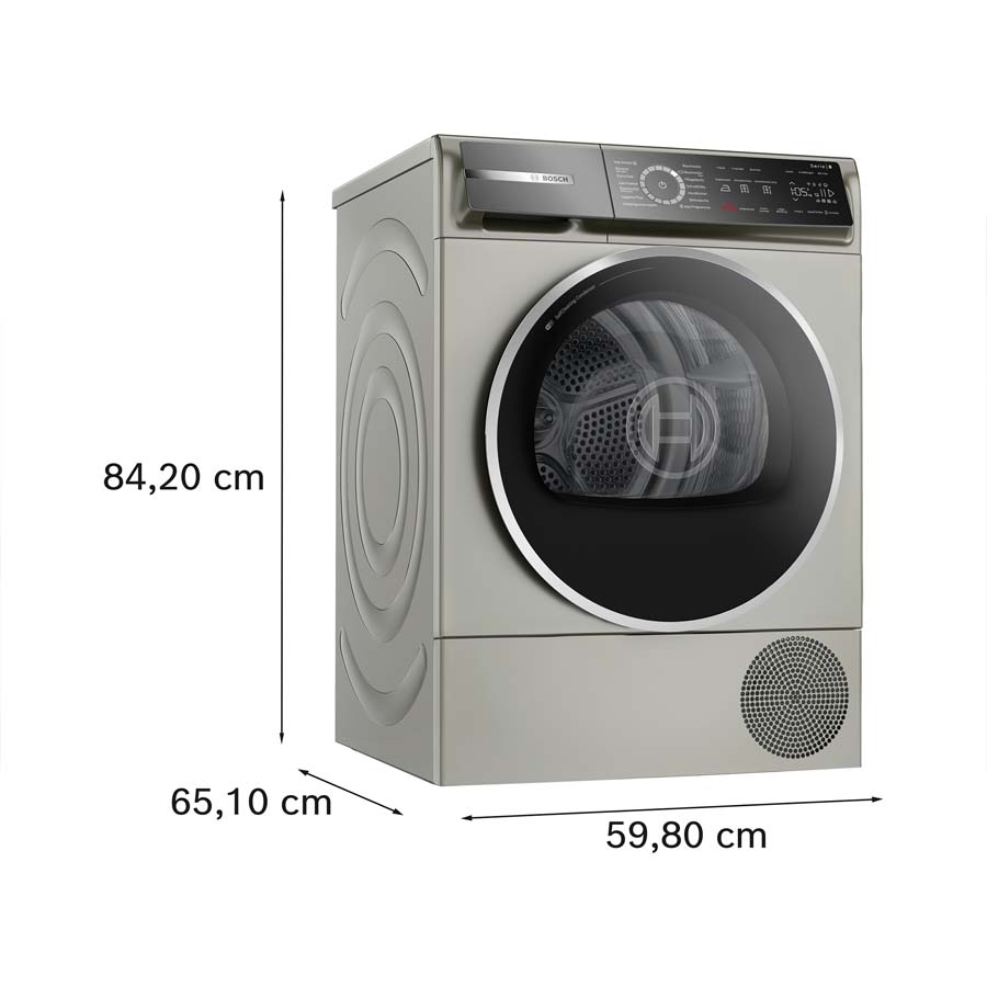 Máy sấy bơm nhiệt Bosch WQB246CX0
