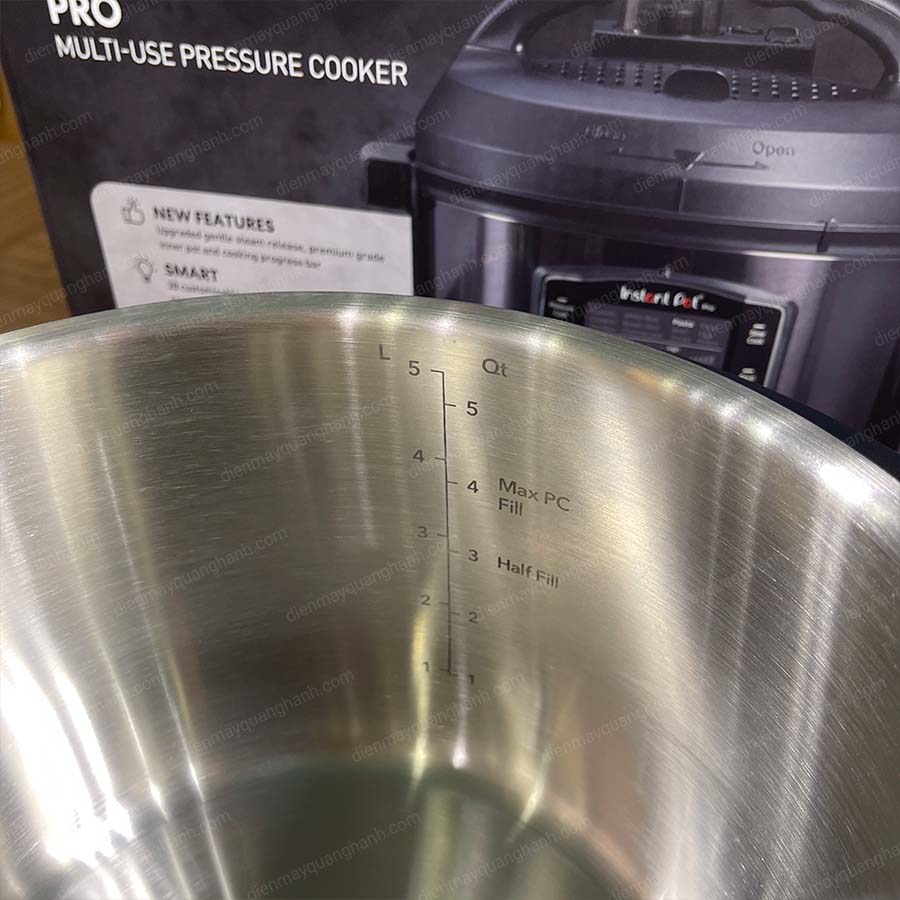 Ảnh thực tế Nồi áp suất điện đa năng Instant Pot Pro 10-in-1 5.7L