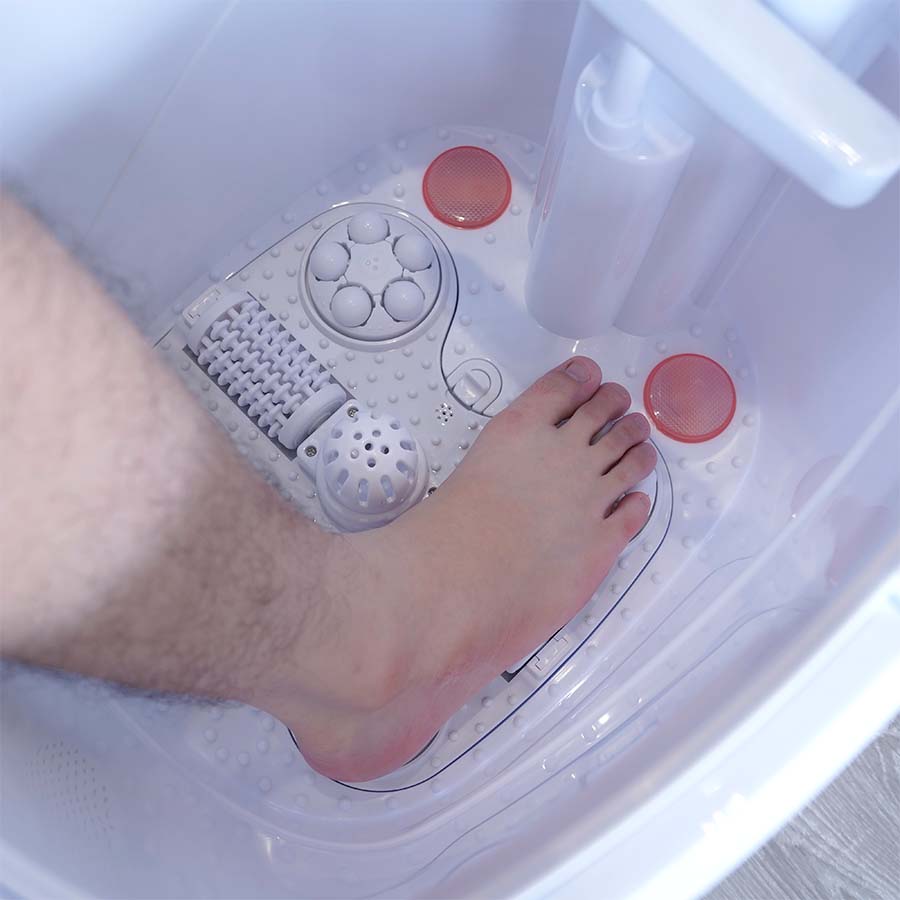 Ảnh thực tế Bồn ngâm chân con lăn tự động Serenelife SLFTSP12S