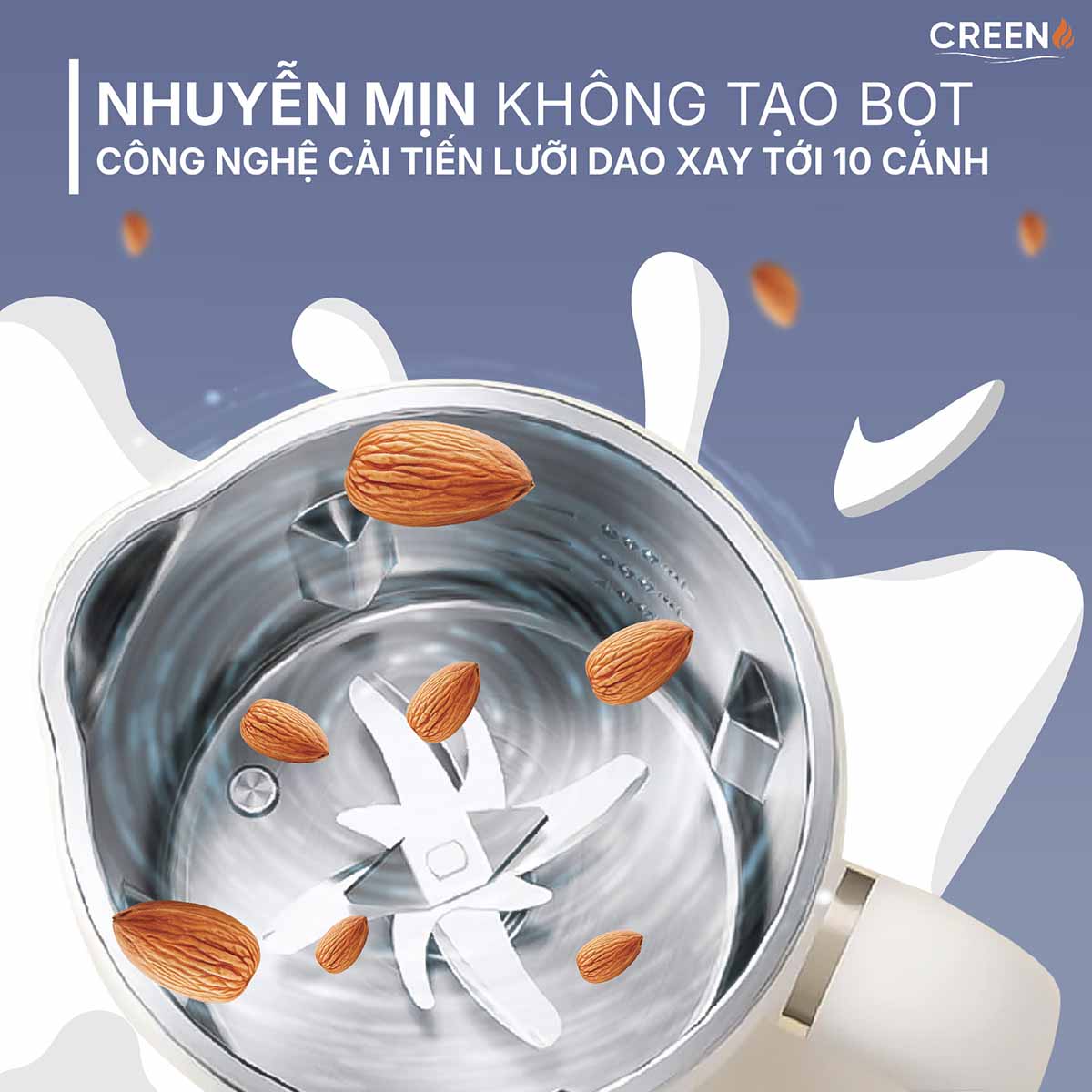 Máy làm sữa hạt Creen CR-1000 Pro