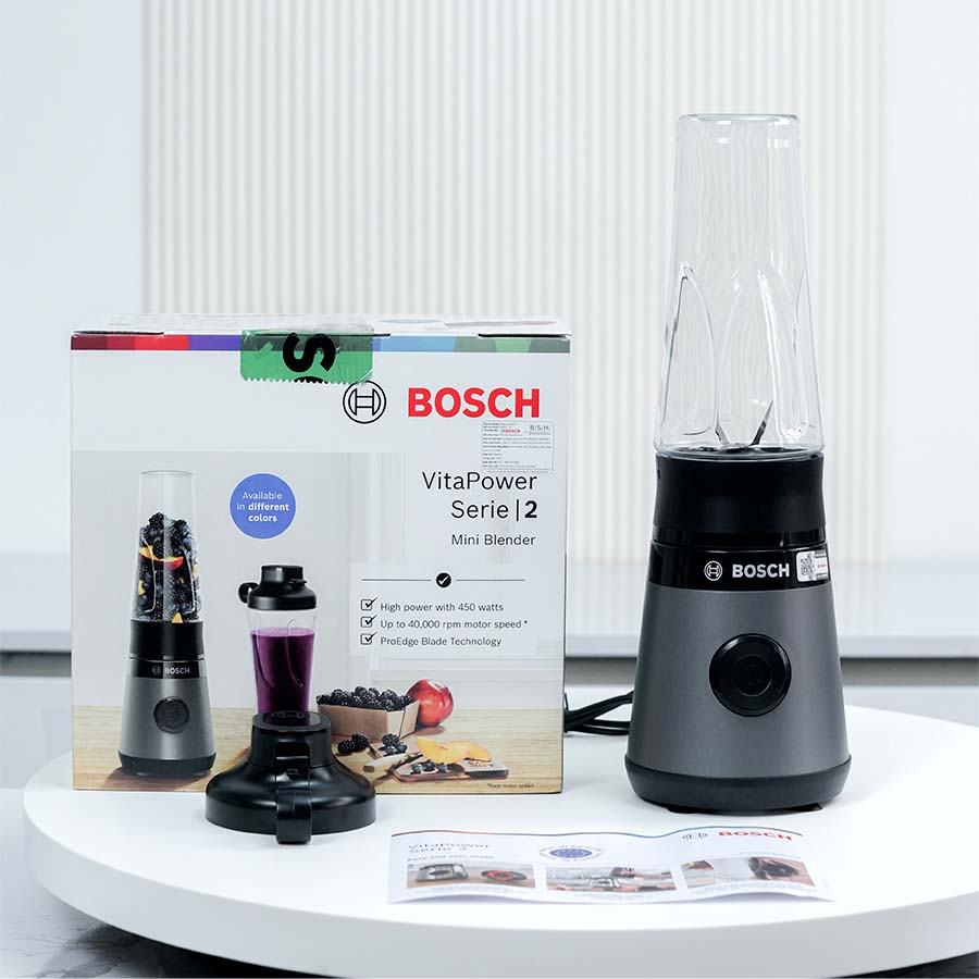 Ảnh thực tế Máy xay sinh tố Mini Bosch MMB2111S