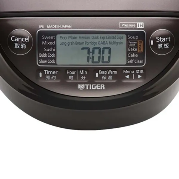 Nồi cơm điện tử cao tần áp suất Tiger JPK-W10W 1.0L