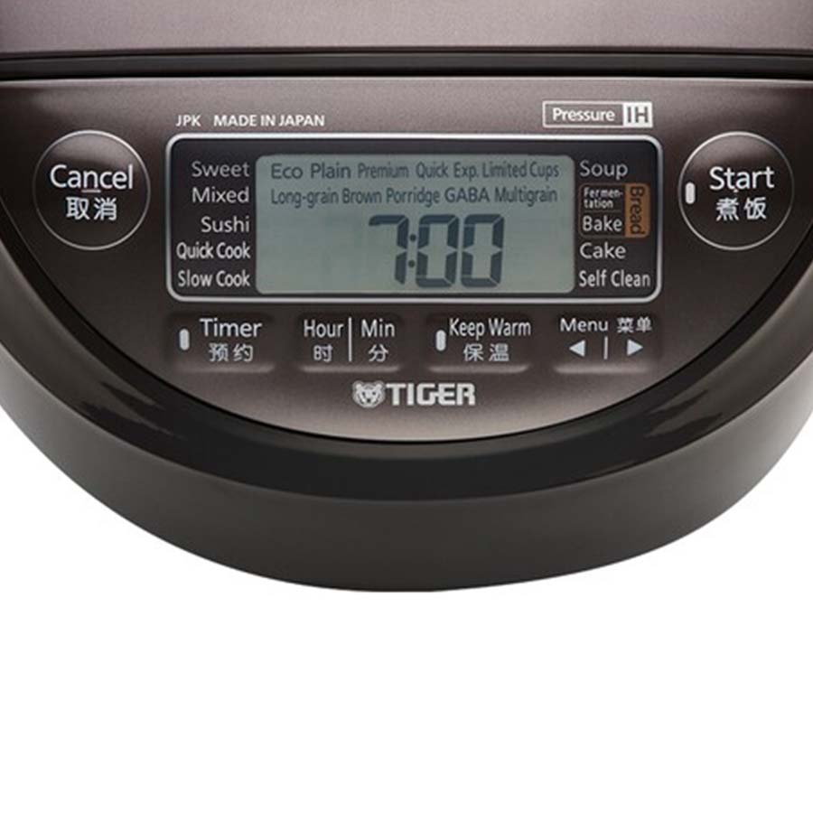 Nồi cơm điện tử cao tần áp suất Tiger JPK-W10W 1.0L
