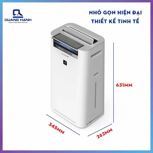 Máy lọc không khí và tạo ẩm Sharp KC-G40EV-W