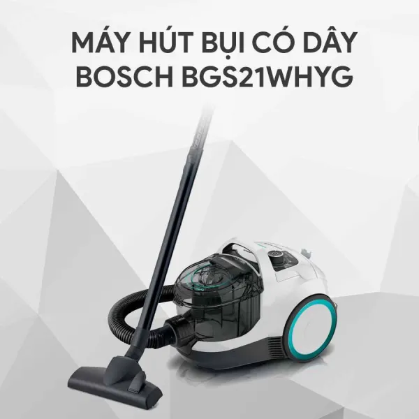 Máy hút bụi có dây BOSCH BGS21WHYG 2000W