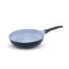 Chảo chiên Crystal Ceramic Coating Wok IH chống dính vân đá size 28cm – Hiệu Happy Home