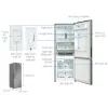 Tủ lạnh Electrolux Inverter 308 lít EBB3402K-A
