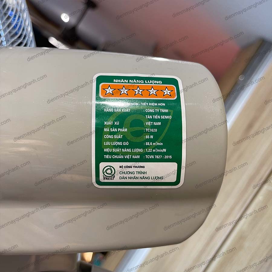 Ảnh thực tế Quạt treo tường Senko TC1620