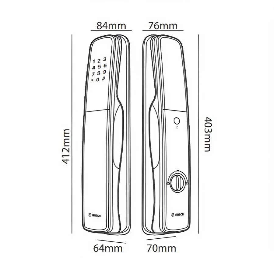 Khóa điện tử Bosch EL800X