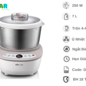 Máy nhào bột tự động 7L Bear  DM-B70V1